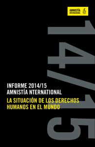 Informe Anual 2014-2015 - Amnistía Internacional Chile