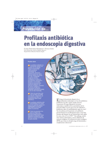 Profilaxis antibiótica en la endoscopia digestiva
