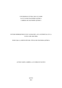 universidad central del ecuador facultad de ingeniería química