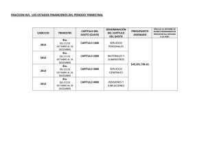 FRACCION XVI. LOS ESTADOS FINANCIEROS DEL PERIODO