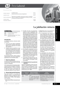 VI La jubilaci&oacute;n minera - Actualidad Empresarial