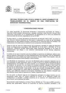 Page 1 ses. Se ºrº äs MINISTERIO $ = DE EMPLEO ecº ¿S