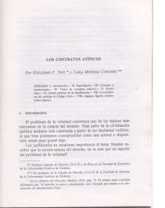 LOS CONTRATOS arirrcos - Universidad Católica de Córdoba