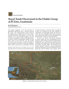 Royal Tomb Discovered in the Diablo Group at El Zotz, Guatemala