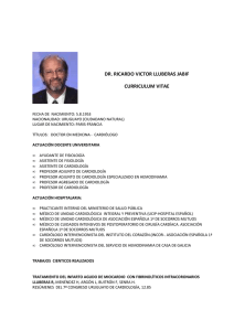 Curriculum Dr. Ricardo Lluberas