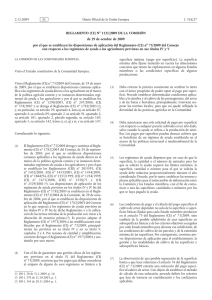 Reglamento (CE) no 1121/2009 de la Comisión de 29 de octubre de