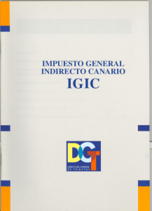 IGIC - Gobierno de Canarias