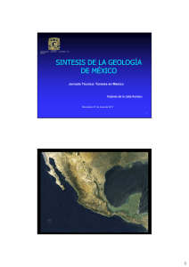 sintesis de la geología sintesis de la geología de méxico