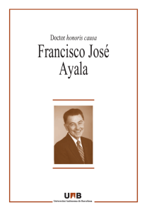 Francisco José Ayala - Universitat Autònoma de Barcelona