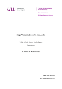 Single Women in Emma, by Jane Austen