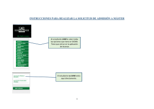 paso a paso del programa de solicitud de admisión