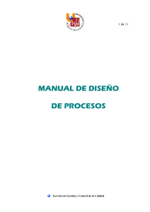 manual de diseño de procesos - Servicio de Calidad