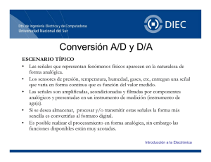 Conversión A/D y D/A
