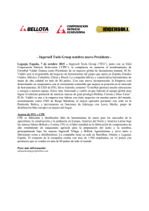 Ingersoll Tools Group nombra nuevo Presidente