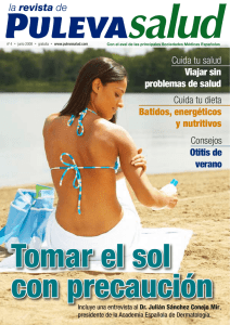 Tomar el sol con precaución