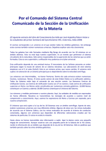 Por el Comando del Sistema Central Comunicado de