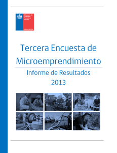 Informe de Resultados Tercera Encuesta de Microemprendimiento