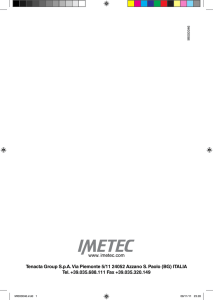 www. imetec.com Tenacta Group S.p.A. Via Piemonte 5/11 24052