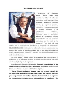 JUAN FRANCISCO GUZMAN. Originario de Santiago Atitlán, Sololá