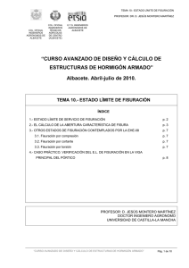 curso avanzado de diseño y cálculo de - Universidad de Castilla