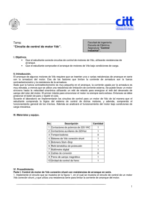 Tema: “Circuito de control de motor Vdc”.