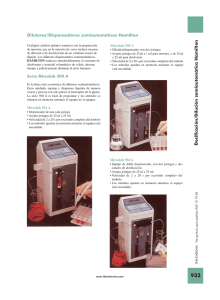 Dosificación/Dilución semiautomática Hamilton Dilutores