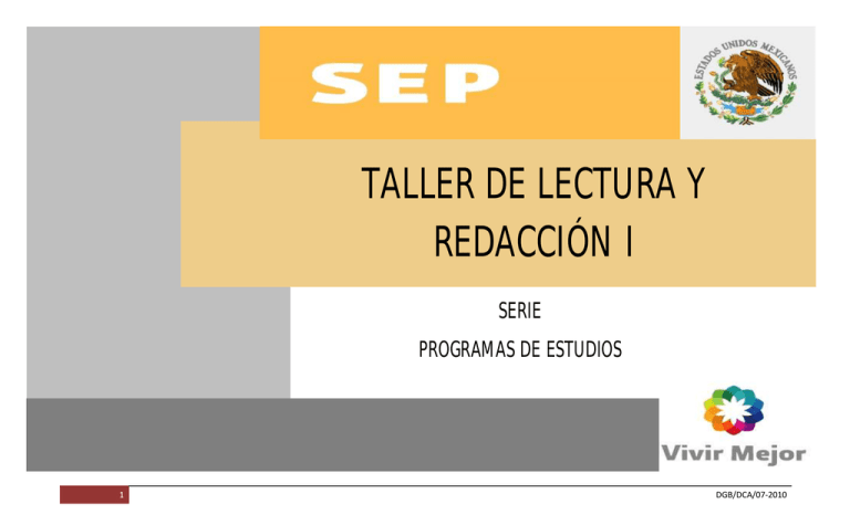 Taller De Lectura Y Redacción I