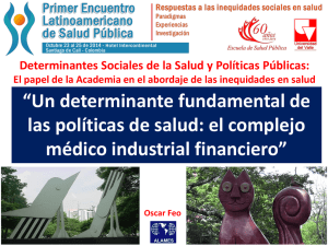 El complejo médico industrial financiero