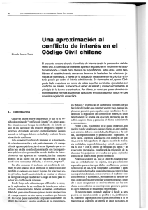 Una aproximación al conflicto de interés en el Código Civil chileno