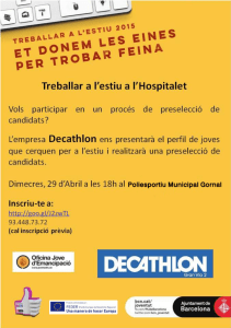 Treballar a I`estiu a I`Hospitalet - Piscines Municipals de L`Hospitalet