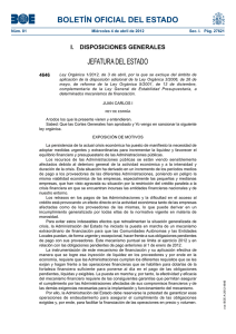 Ley Orgánica 1/2012 - Ministerio de Hacienda y Administraciones