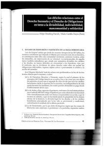 Las difíciles relaciones entre el Derecho Sucesorio y el Derecho de