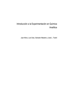 Introducción a la Experimentación en Química Analítica