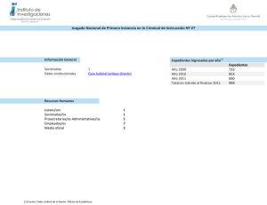 Juzgado Nacional de Primera Instancia en lo Criminal de
