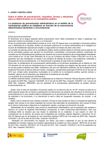 Sobre el delito de prevaricación - Observatorio de Contratación