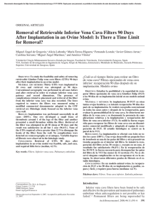 Removal of Retrievable Inferior Vena Cava Filters 90 Days After