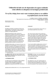 Utilización de lodo seco de depuradora de aguas residuales