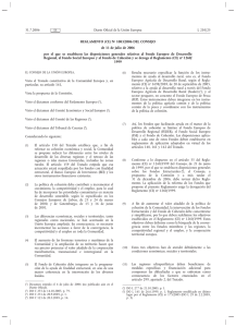 Reglamento (CE) nº 1083/2006 - Ministerio de Empleo y Seguridad