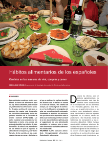 Hábitos alimentarios de los españoles
