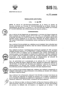 Page 1 $egir integral de 3 a. MINISTERIO DE SALUD Nº Mºi3