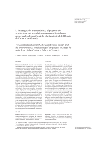 La investigación arquitectónica, el proyecto de arquitectura y el