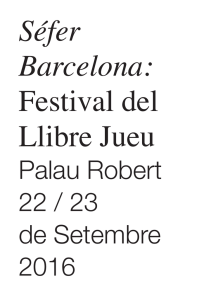 Séfer Barcelona: Festival del Llibre Jueu