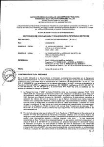 la Factura o cualquier otro documento emitido en la Zona Franca