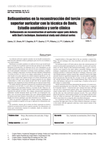 Refinamientos en la reconstrucci&oacute;n del tercio superior auricular con