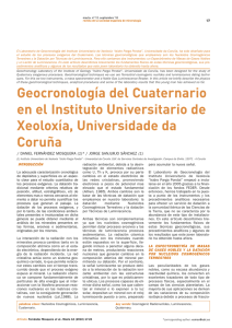 Geocronología del Cuaternario en el Instituto Universitario de