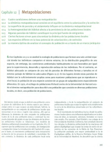 Page 1 Capítulo 12 Metapoblaciones 121 12,2 12.3 12. Cuatro