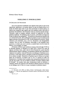 (Capítulo V. Danilo Cruz Vélez: Nihilismo e inmoralismo (1972))