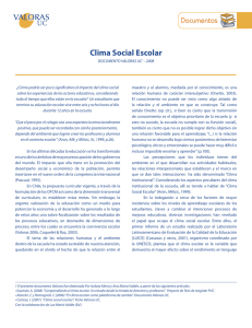 Clima Social Escolar - Valoras UC - Pontificia Universidad Católica