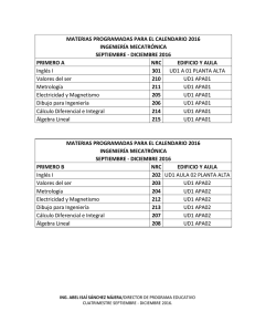 NRC Mecatrónica