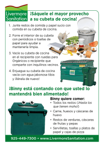 ¡Binny está contando con que usted lo mantendrá bien alimentado